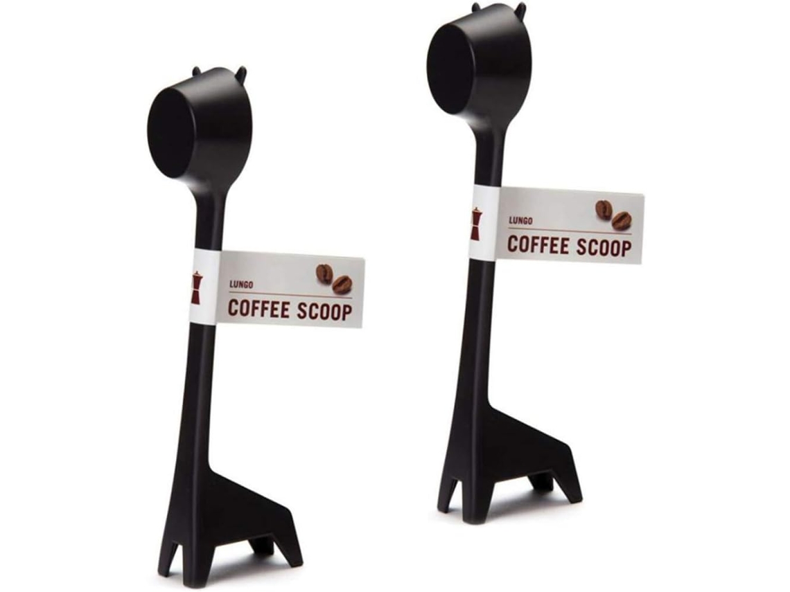 Conjunto De 2 Colheres Café Criativas Em Formato Girafa Desenho Animado, Colher Dosadora Fofa Para Pó, Medidora Plástico.