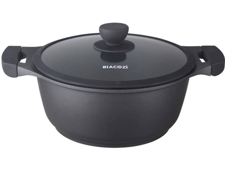 Caçarola  Aluminio (Preto - 20 cm)