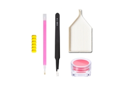 Kit de Acessórios para Pintura com Diamantes, Conjunto de Ferramentas, Branco, Tamanho Único AQUAFORGE