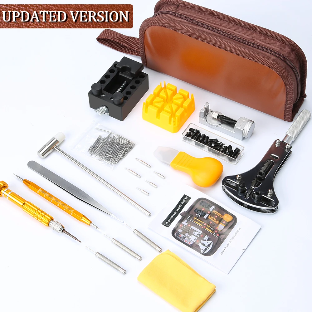 Kit De Ferramentas Para Reparo De Relógios (149 Peças), Conjunto De Chaves De Fenda De Precisão, Removedor De Elos.