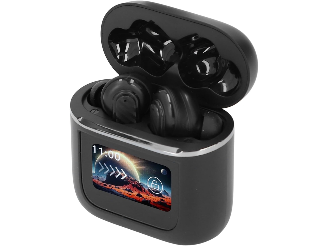 Fones De Ouvido Bluetooth Lazmin112, Bluetooth 5 4com Estojo De Carregamento Sem Fio, Indicador De Energia Led
