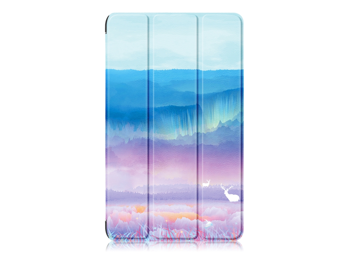 Capa Colorida Mhl Dobrável Tripla Para Tablet Samsung Galaxy Tab S9 Fe 11 Polegadas Sm-x510/x516