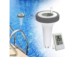 Termômetro Digital para Piscina 2025, Wifi com Digital, Piscina, Display Lcd, Termômet Ro Flutuante Ipx7 GOKOCO