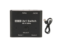 Switcher de Interface Multimídia Hd 8k 48gbps CHABERLU