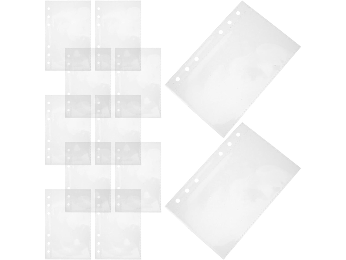 Pasta Plástica Artibetter Para Cartões, Folhas Transparentes Para Fichário, 20 Unidades, Ideal Para Decoração Escolar E