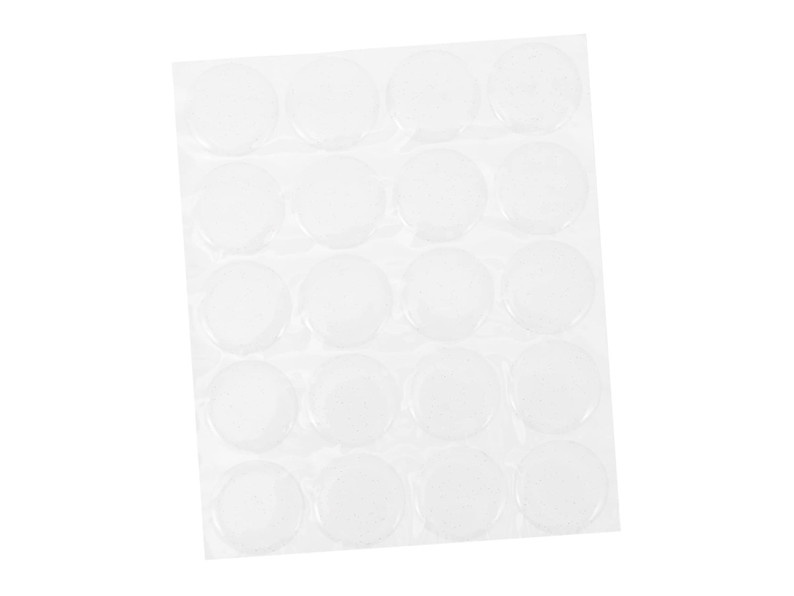 Conjunto De 30 Adesivos Gel Transparentes Que Reduzem O Ruído E