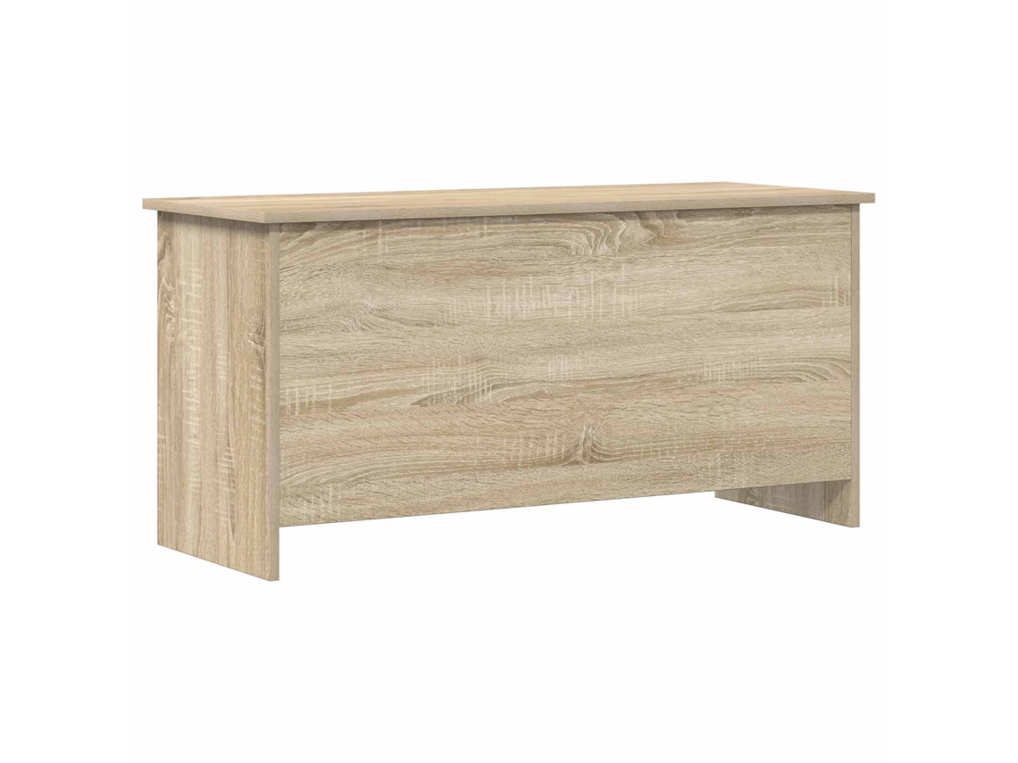 Conjunto 1 Baú De Armazenamento Vidaxl Castanho Derivados De Madeira (100 X 40 X 50 Cm)