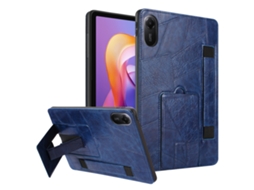 Capa Hexinyigjly Para Redmi Pad 2 De 11 Polegadas (modelo 2025) , Pu Estilo Retrô, Com Suporte Integrado Azul
