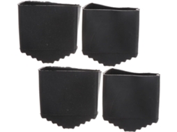 Shineofi Conjunto De 4-protetores Pé Para Escada Mão, Almofadas De Borracha Antiderrapantes Com Absorção Impacto Para