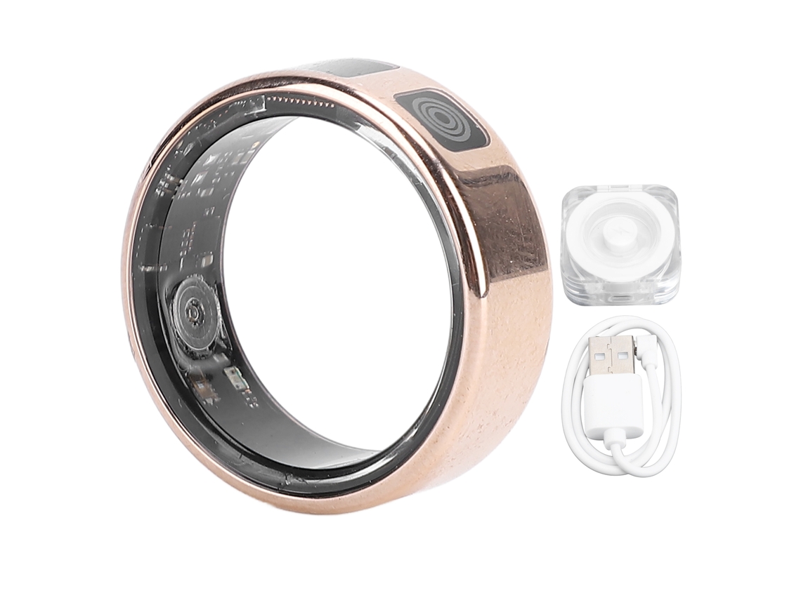 Aetheria anel Inteligente Fitness Tracker com Tela Touch Ip68 Resistente À Água Modos Esportivos Size 9