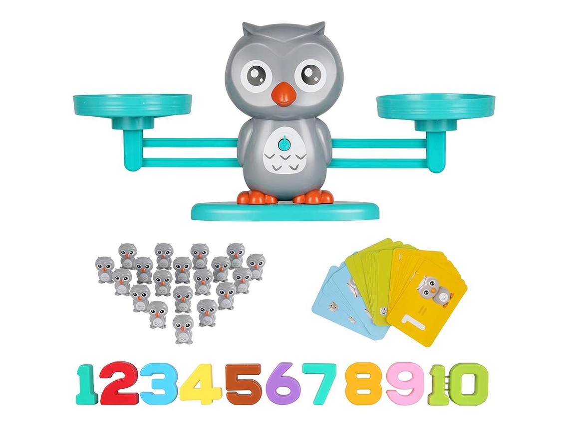 Ats juguete de Balança Matsemática Animal Jogo de Tabuleiro Numérico Educatsivo Precoce para Crianças
