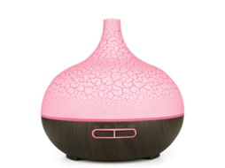Difusor De Óleos Essenciais Aromaterapia/umidificador De Névoa Fria 400ml Led De 7 Cores Ehstmind