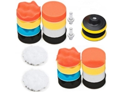 Boina De Polimento 3 Polegadas, Pacote Com 22 Esponjas Adaptador M10,