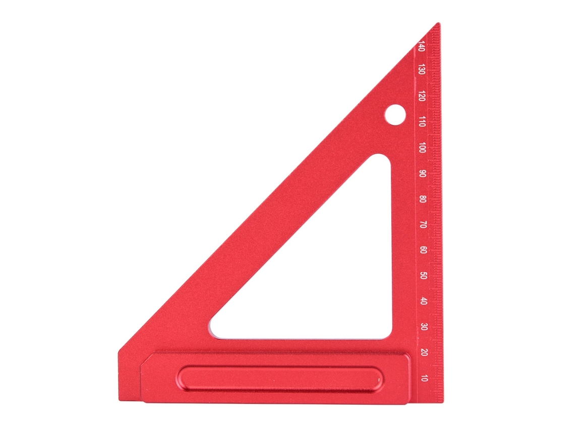 Laxiscreed Ferramenta De Medição Triangular Em Alumínio 150mm Para Medições Exatas