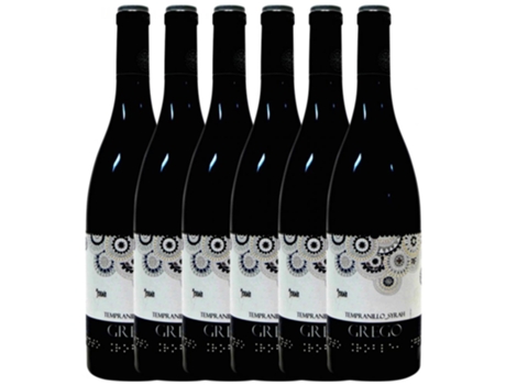 Jeromín Grego Tempranillo Syrah Vinos de Madrid Roble 75 cl (Caixa de 6 unidades)