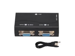 Divisor Mali VGA 1 Entrada 2 Saídas com USB e 1920x1440
