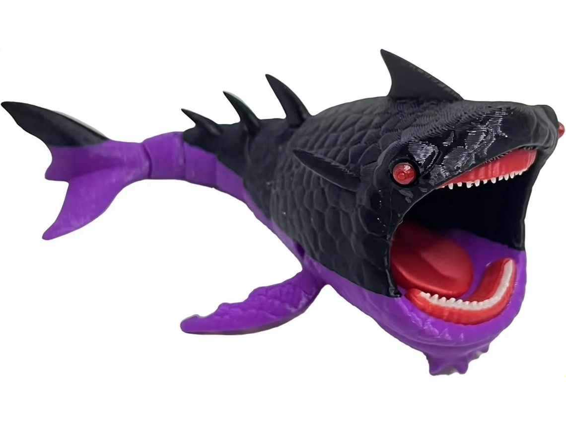 Ko Brinquedo Bloop Monstro Do Mar, Impresso Em 3d, Flexível Demon-15cm