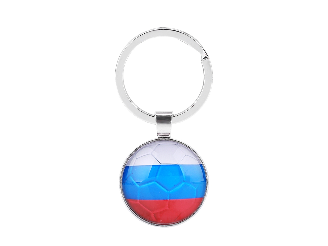 Porta-chaves Com Pingente De Metal E Aro Copa Do Mundo Rússia