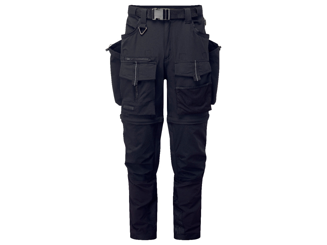 Calça Ultimate Modular 3 Em 1 – Versatilidade E Conforto Preto Amarelo / 28