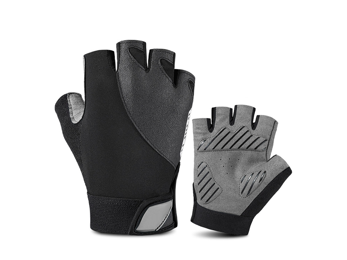 Luvas de Ciclismo de Meio Dedo SBR Palmada Amortecedor S/MARCA