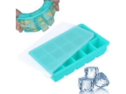 Forma de gelo de silicone Slowmoose com 15 compartimentos para 0,5 litros de gelo
