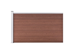Painel De Vedaã§ã£o Para Jardim 175x105 Cm Wpc Castanho DKD HOME DECOR