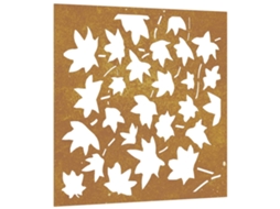 Garden Wall Decoration, Garden Wall Decorations Vidaxl Marrom Aço (n/a)
