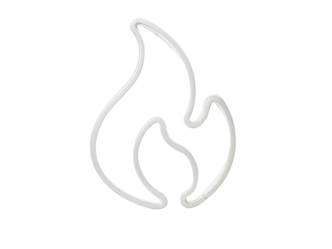 MEOIRUERY Luminária Neon Luminosa Para Decoração De Casa, Luz Neon Led Com Chamas Brilhantes E Vibrantes E Design Com Eficiência Energética, Cria Uma Atmosfera