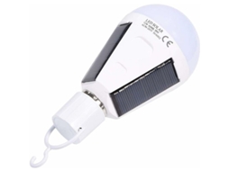 LANTERNA SOLAR PORTÁTIL 12W, IP à prova d'água, E27, camping e trilhas AQUAFORGE