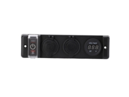 Painel de Acendedor Usb 4 em 1 Ip66 para Carros e Barcos