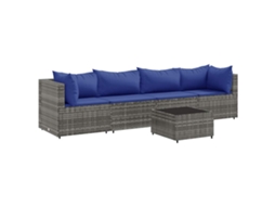 Garden Lounge Set, Garden Lounge Sets Vidaxl Cinzeto Rattan / Vime (n/a)
