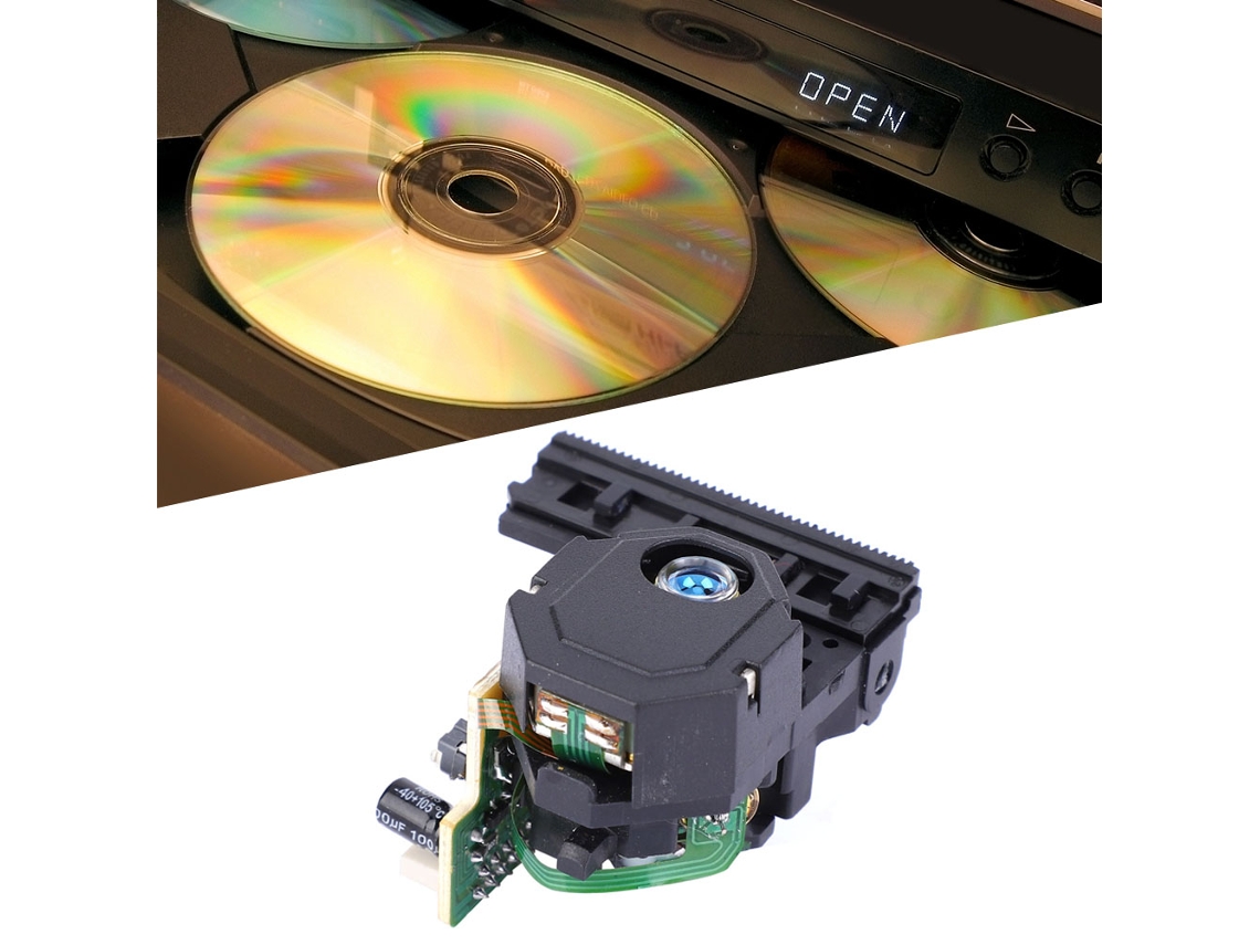 Laxiscreed Kss-240a Leitor Óptico Para Cds E Dvds Com Reposição De Lente De Alta Qualidade