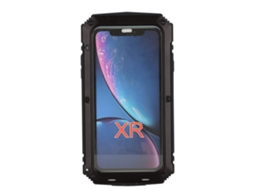 Capa preta para iPhone XR, à prova d'água e antiqueda EOOCOO