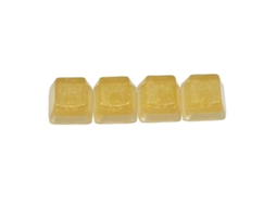 4pcs Keycap Personalizado Resina Retroiluminada Personalidade Oem R4 Altura Teclas De Camada Dupla