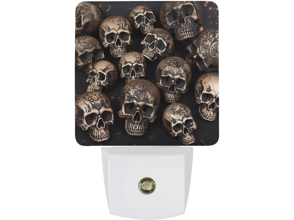 Luminária de parede com várias opções de difusores, sensor crepuscular, luz LED branca, lâmpada de baixo consumo (1/4 de polegada).