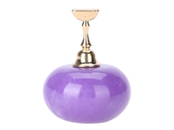Suporte De Pontas Para Prática De Unhas (roxo Degradê + 5 Bases) Eoocoo