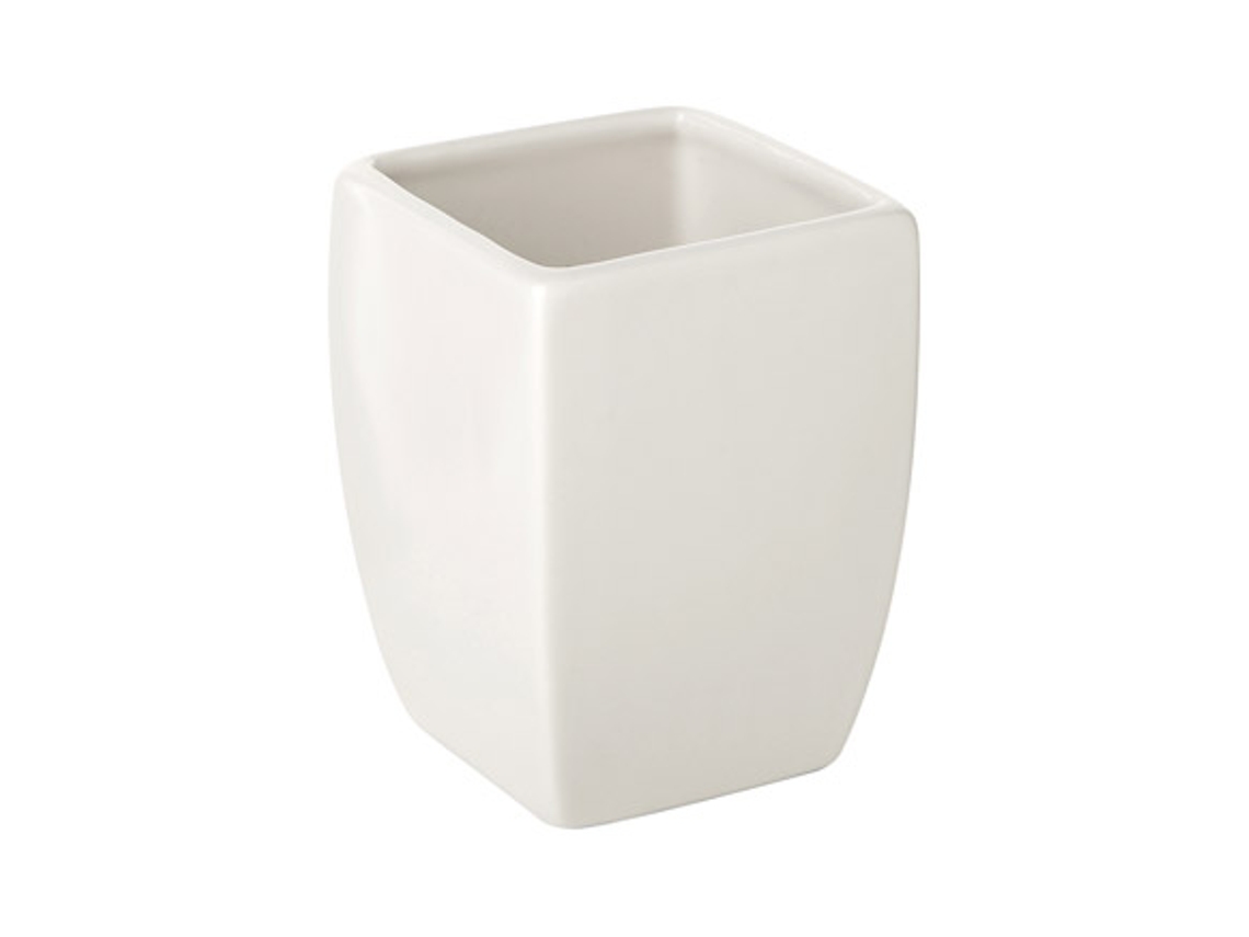 Vaso Portacepillo Blanco
