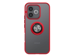 Capa Para Honor 600 Lite Com Suporte De Anel E Fixação Magnética