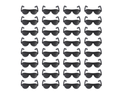 80 Piezas Mini Gafas De Sol Muñeca Diy Accesorios De Decoración Juguetes Para Niños Casa De Juego