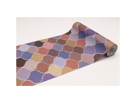 Fita adesiva - MT - CASA FLEECE Tomettes - tijolo azulejo - Multicolor