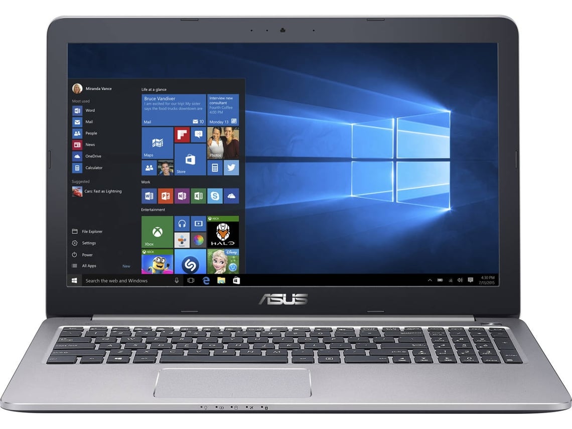 Port til ASUS K501UX DM023T Outlet Grade A 15.6 Intel Core i7 6500U RAM 8 GB 1 TB NVIDIA GeForce GTX 950M Worten.pt