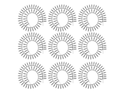 Parafusos Autoperfurantes para Gesso Cartonado M35x25 Mm, Corrente Plástica, 1000 Unidades, Buchas de Parede SFUSHOS