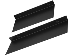 Suporte De Parede Para Banheiro Outanaya, 2 Peças, Preto, Em Alumínio Espacial, Prateleira Flutuante Para Armazenamento