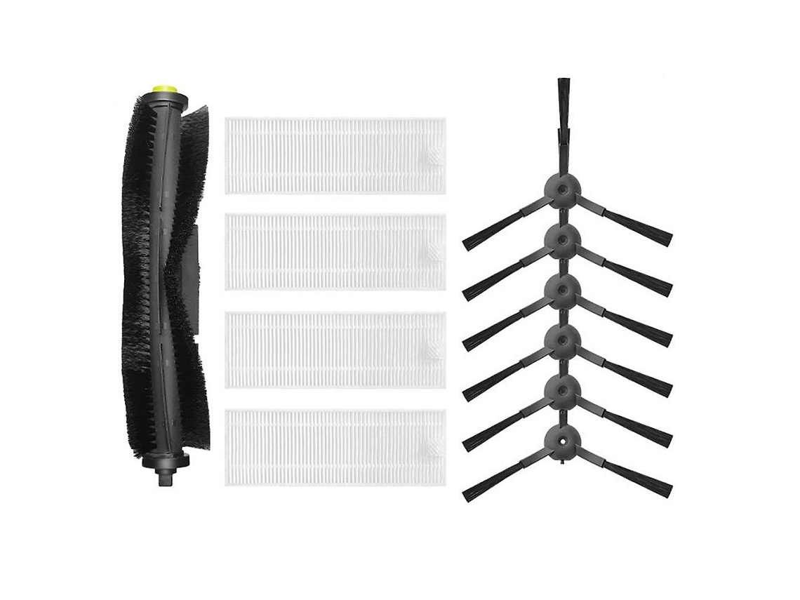 Acessórios de Aspirador Para 360 Sweeping Robot S10 X100 Max Peças de reposição Escova principal Escova lateral