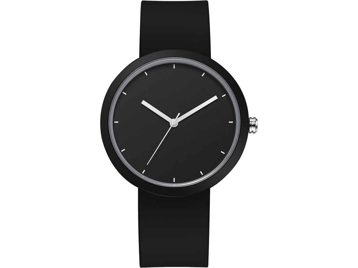 Relógio Esportivo com Pulseira de Silicone e Display À Prova DÁgua-Rosa