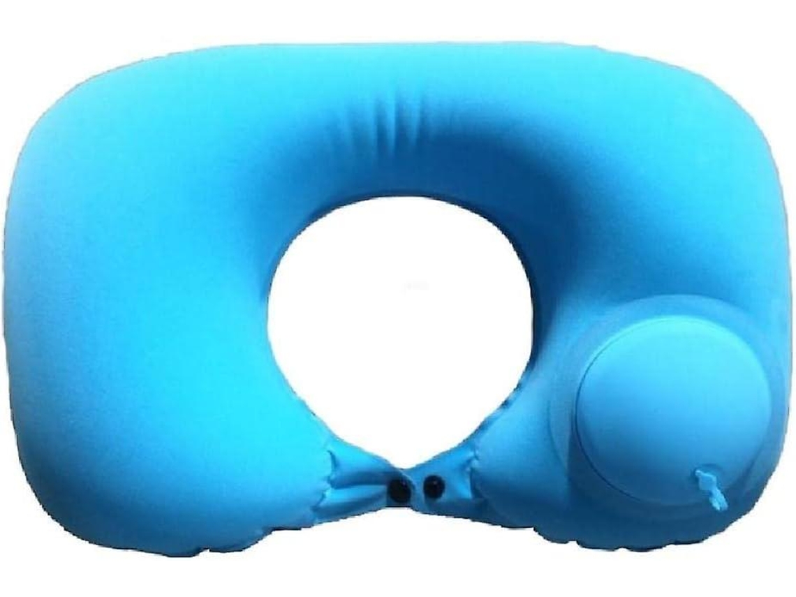 Travesseiro Inflável de Viagem, Formato U, Multifuncional, para Dormir e Atividades ao Ar Livre, AQUAFORGE