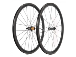 Par Rodas Estrada Aero Tubeless Prateado 9 X 100 / 9 X 135 Mm / Campagnoloprogress