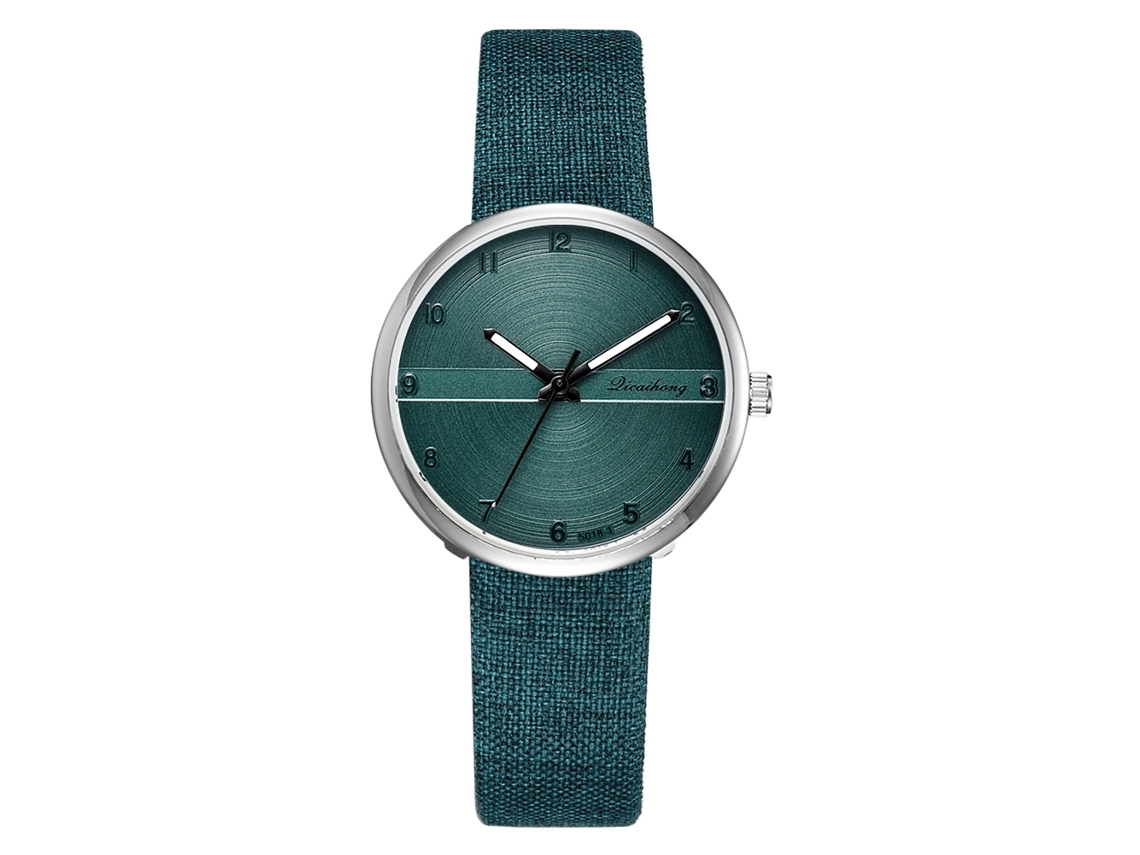 Relógio de Quartzo para Mulher Casual com Mostrador Redondo e Pulseira Ajustável Fashion