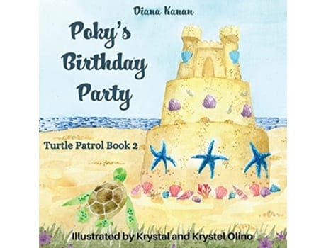 Livro Pokys Birthday Party Turtle Patrol Book 2 de Kanan e Diana (Inglês)