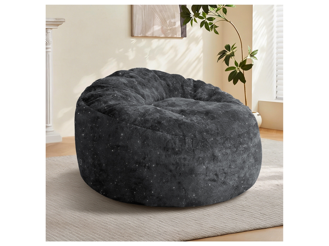 Puff Curvo Encosto Anatômico Relaxamento Ambientes Modernos